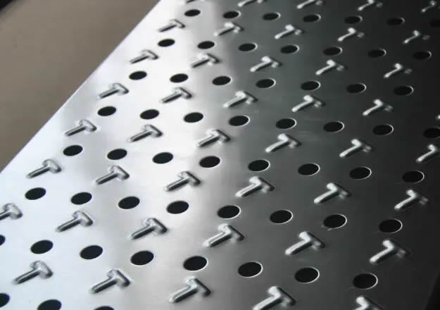 5mm Round Hole Aluminium Metal Plate With Holes - 8mm Pitch - 1.5mm Thick -  The Mesh Company