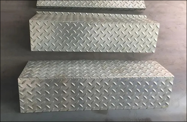 Anti slip store plate